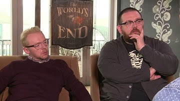 Why did Simon Pegg and Nick Frost come to The World