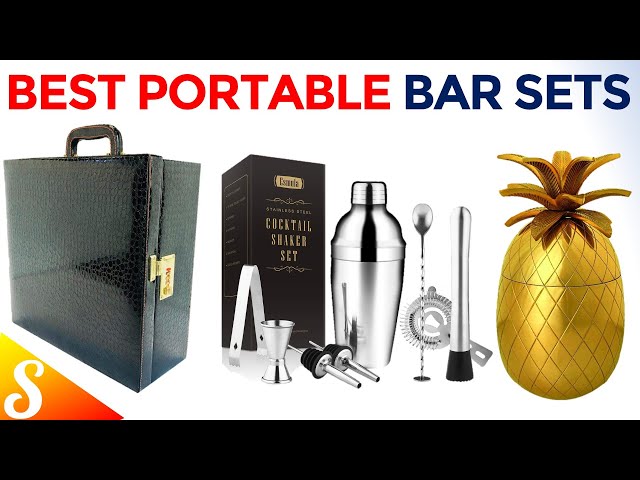 Abrazo Barset for travel portable Bar tool set, Bar Accessories