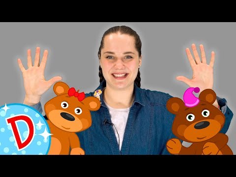 Диско - 10 МЕДВЕЖАТ - Маша и Три Медведя - Развивающая Песенка Считалочка Мультик