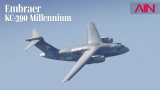 Embraer's KC-390 Millennium Airlifter Flies at the Farnborough Airshow 2026 – AIN