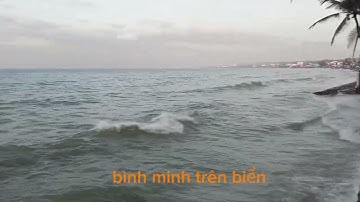 Bình Minh trên biển tại hàng dừa hàm tiến, mũi né, bình thuận