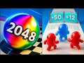 Ball Run VS Join Blob Clash 3D | Hard Level Gameplay | Walkthrough Gameplays 🪜🧬🎮🔥