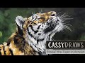 PAINTING | Painting a Realistic Tiger in Acrylics! (Timelapse w/ Tips & Tricks!)
