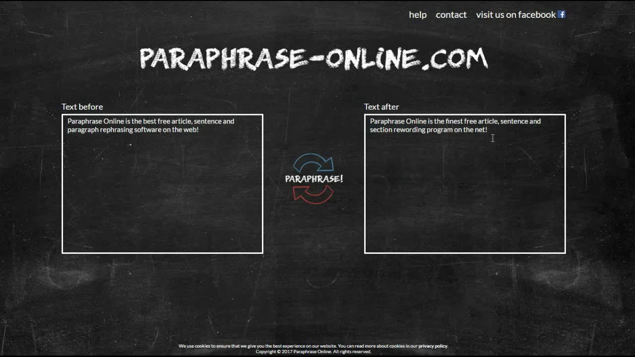 paraphrasing practice online