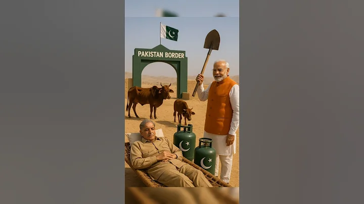 Trump and Modi in Controversial Tariff Gesture | Political Symbolism Explained #politicalhumor#funny