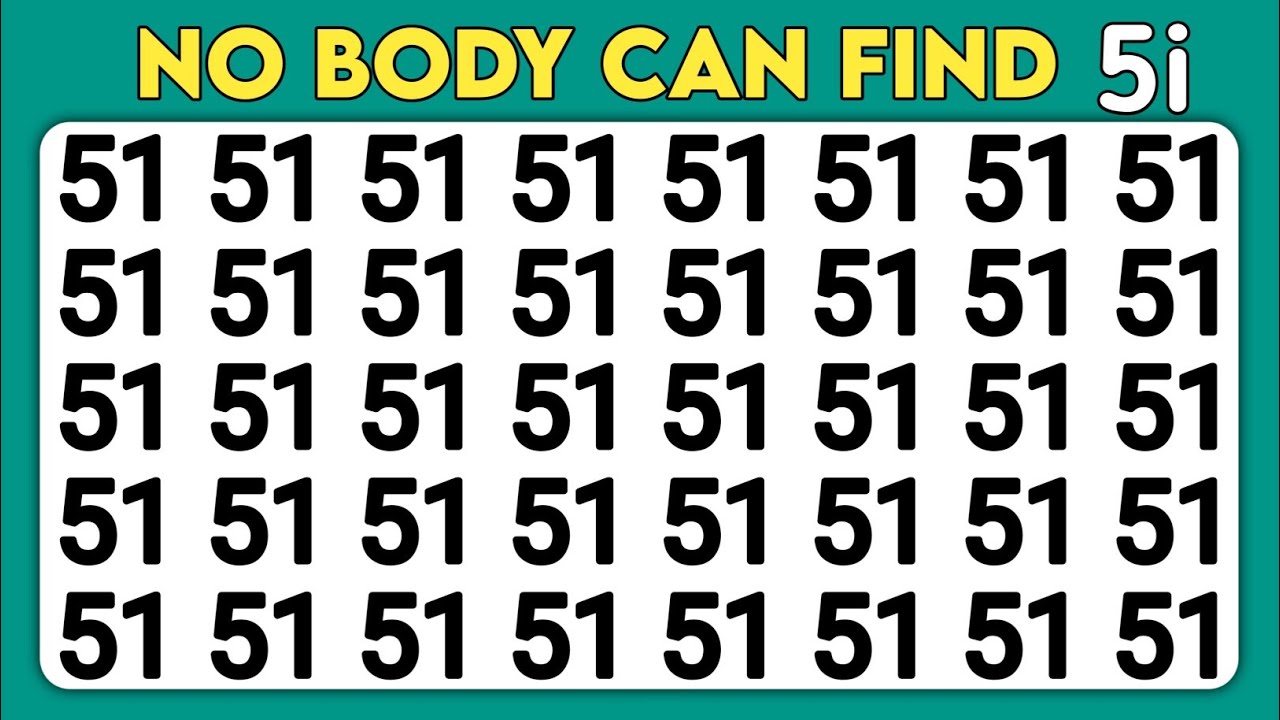 Find the Odd One Out | Test Your Observation Skills |Number & Letter ...