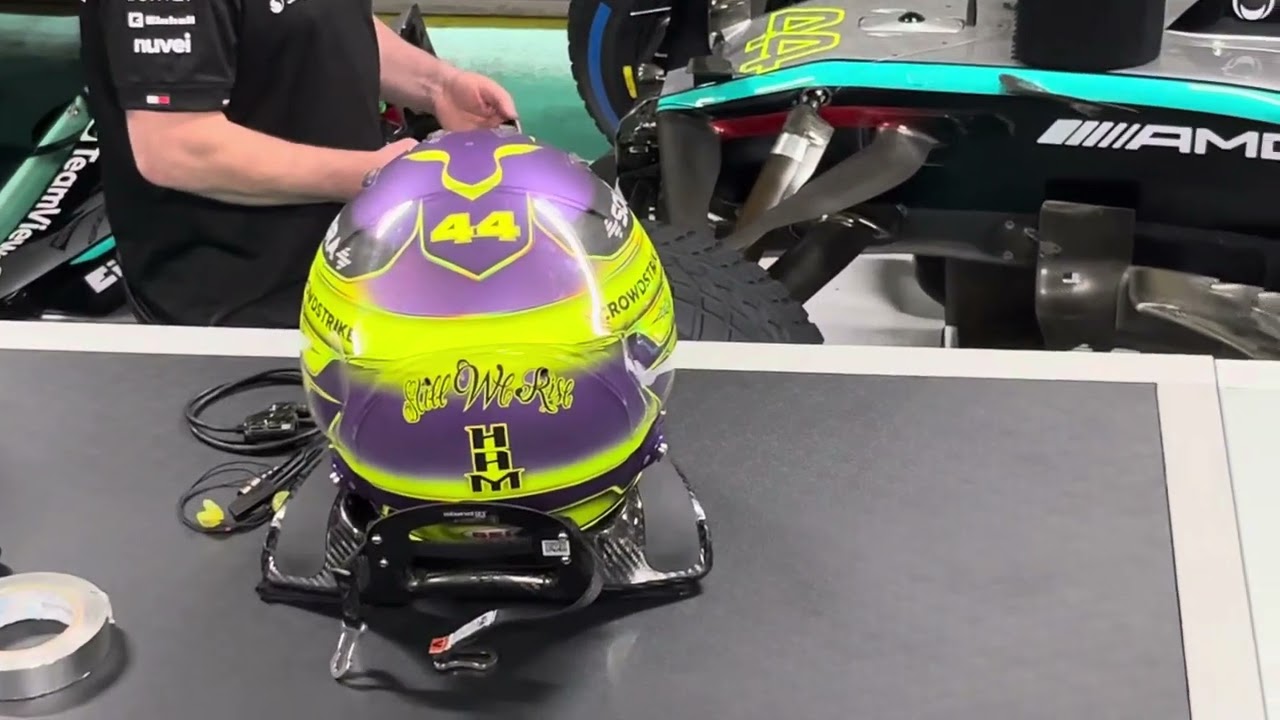 Mercedes-AMG Petronas Formula One Team Set Up W12 Race Car For Lewis Hamilton in NYC!