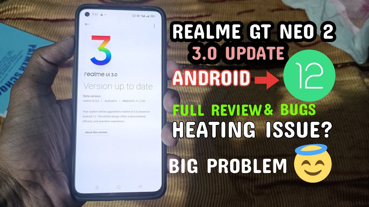 realme gt neo 2 android update policy