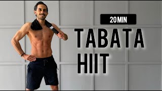20 Min Hiit Tabata Workout | ADVANCED Full Body TABATA HIIT Workout | Burn 400 Calories