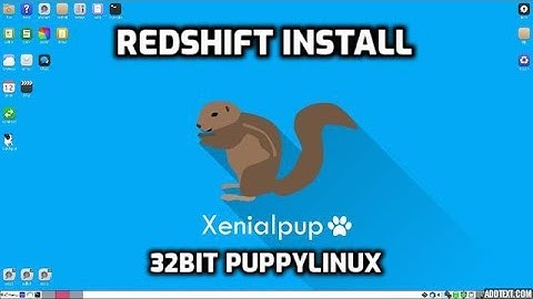 redshift install on 32bit puppylinux, xenialpup.
