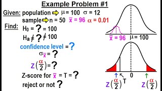 Statistics: Ch 9 Hypothesis Testing (30 of 35) Example Problem #1 screenshot 4