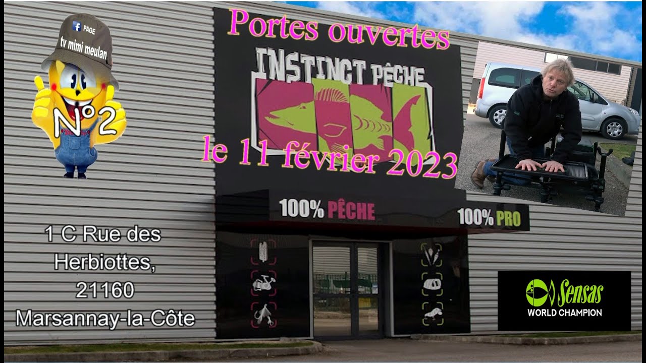 N°2 Gilles Caudin à la porte ouverte chez Instinct Pêche à Dijon le 10 février 2023