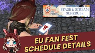 FFXIV: Berlin Fan Fest Stage & Stream Schedule Details
