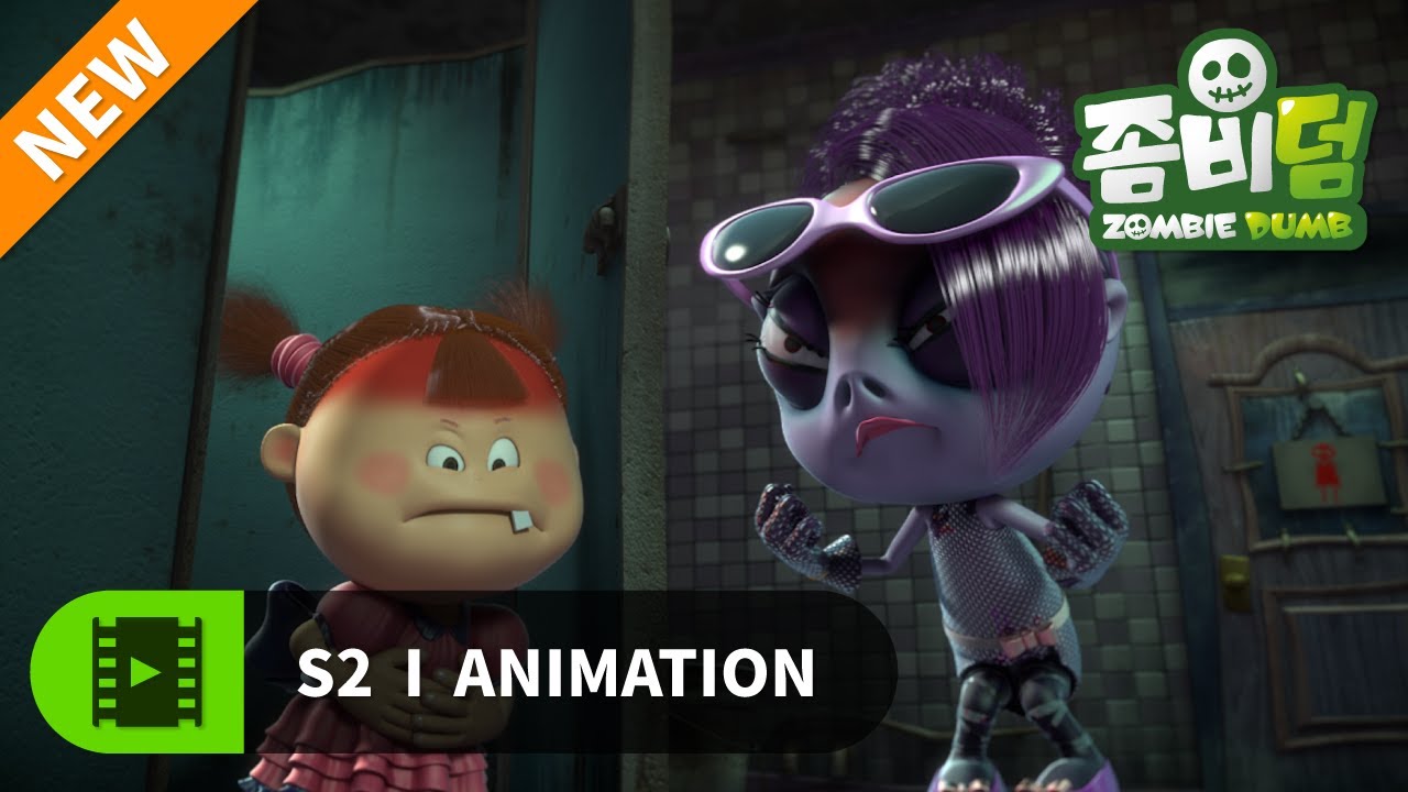 NEW | 좀비덤 시즌2 | EP28 배탈을 부르는 아이스크림 | Funny Cartoon | 좀비 | 핼러윈 | 개그 | 코믹 애니메이션