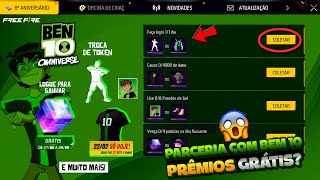 ATÉ QUE FIM!! EVENTO DO BEM 10, 2° CUBO MÁGICO GRÁTIS? CAMISA PARA TODOS E NOVOS PASSES - FREE FIRE