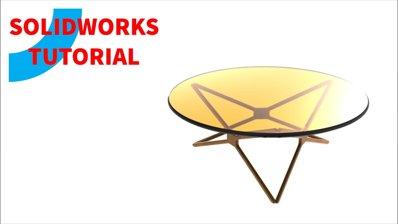 「DESIGN 402」 Unique Table 10 | Solidworks tutorial - YouTube