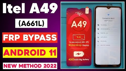 Itel A49 (A661L) Frp Bypass Android 11 | Itel A58 Pro Google Account Remove | New Method without PC