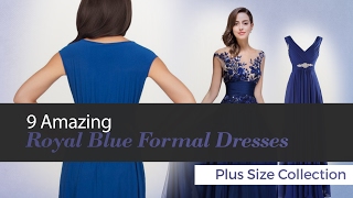 9 Amazing Royal Blue Formal Dresses Plus Size Collection