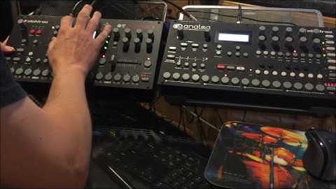 Octatrack Jam: Mangling acoustic drum kit samples. part 1 of 2