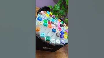 Unboxing Amazon Alcohol Markers!! Untouched Arts!! #amazon #trendingshorts #art #viral #markersketch