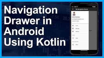 Navigation Drawer in Android Using Kotlin Programming Language