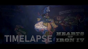 HEARTS OF IRON 4 1.5.4  |  HOI4 Timelapse (1936-1944)