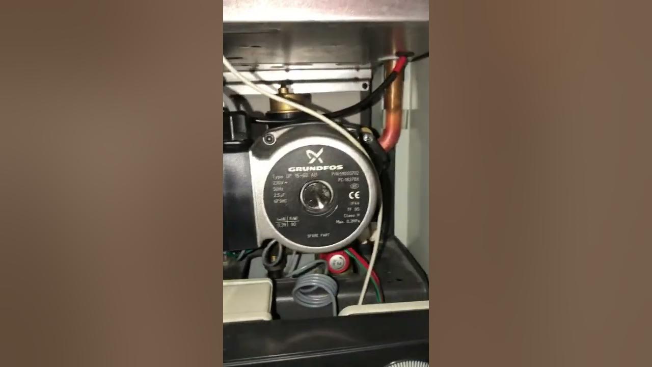 Baxi 105 pump change and pressure gauge - YouTube