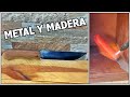 🔪 Como hacer cuchillo en brillo de un metal con mango de madera (vale de HACHA) | Prueba de afilado