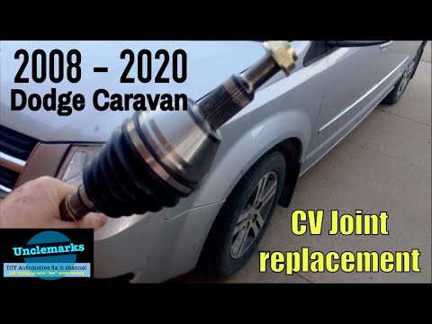 How to change a cv joint on a Dodge Caravan drivers side 2008 to 2020 Town & Country VWRoutan(EP 38)