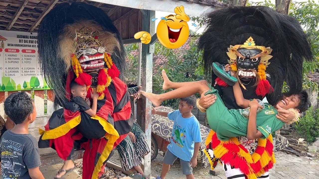 BEST FUNNY !! TOP Lucu 15 PENGEJEK KETANGKAP BARONGAN NGAMUK MBEROT