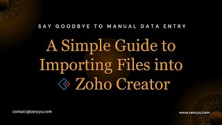Details Unlock the Power of Your Data with Zoho Creator Update