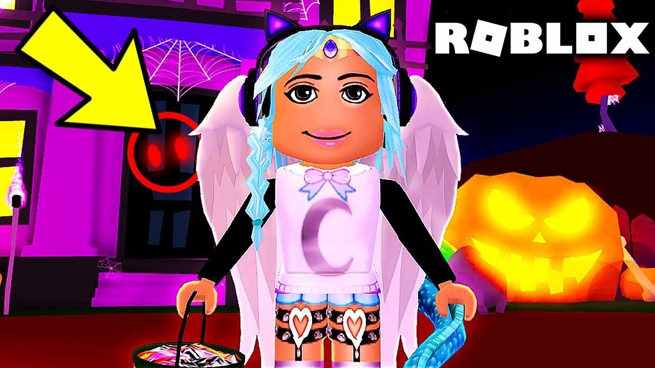 I WENT TO THE SCARY HAUNTED HOUSE IN MEEP CITY! 🎃 Roblox MeepCity ...