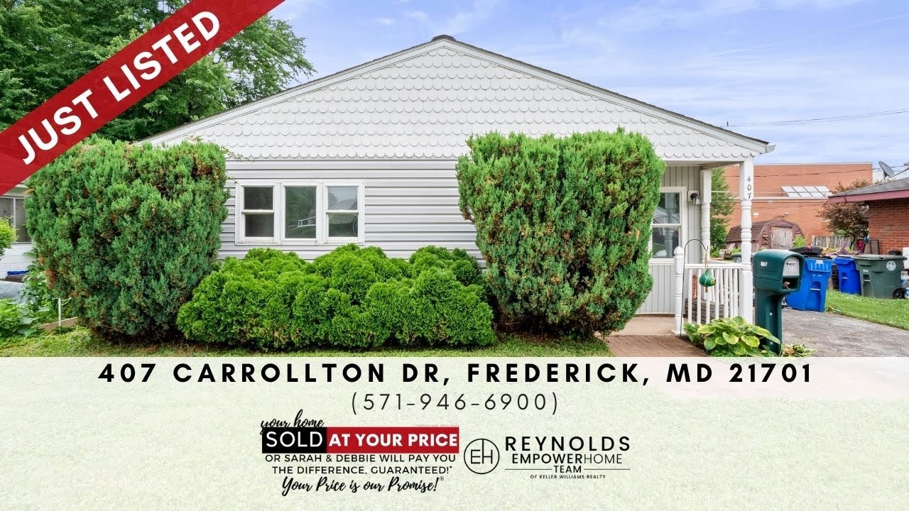 Frederick Ranch Style Home with Large Yard under 425K The Reynolds Team (571) 9466900 YouTube