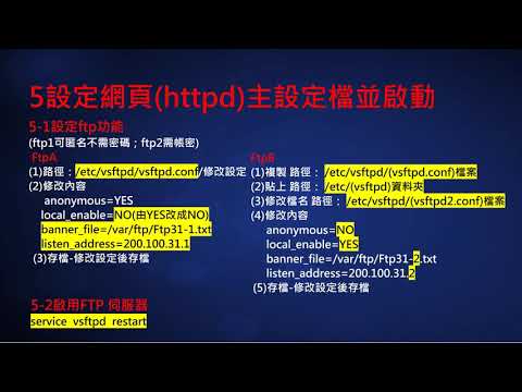 步驟5 FTP初階設定