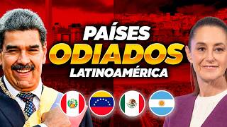 The 6 MOST HATED countries in LATIN AMERICA The 6 MOST HATED countries in LATIN AMERICA