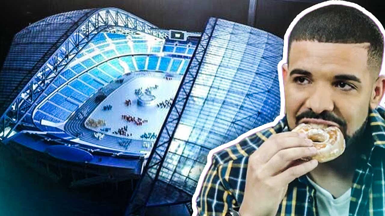 Drake Rents Out WHOLE STADIUM To Eat Lunch... YouTube