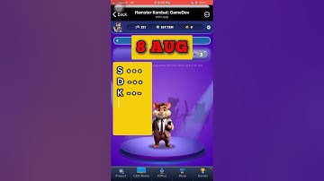 Hamster kombat daily cipher code today 8 aug I hamster kombat aug 08 #ciphercodes  #hamsterkombat