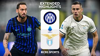 Inter vs. Lazio: Extended Highlights | Serie A | CBS Sports Golazo