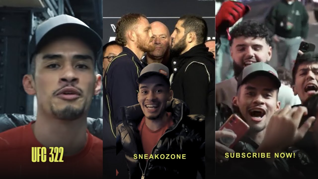 SNEAKO at UFC 322 Press Conference
