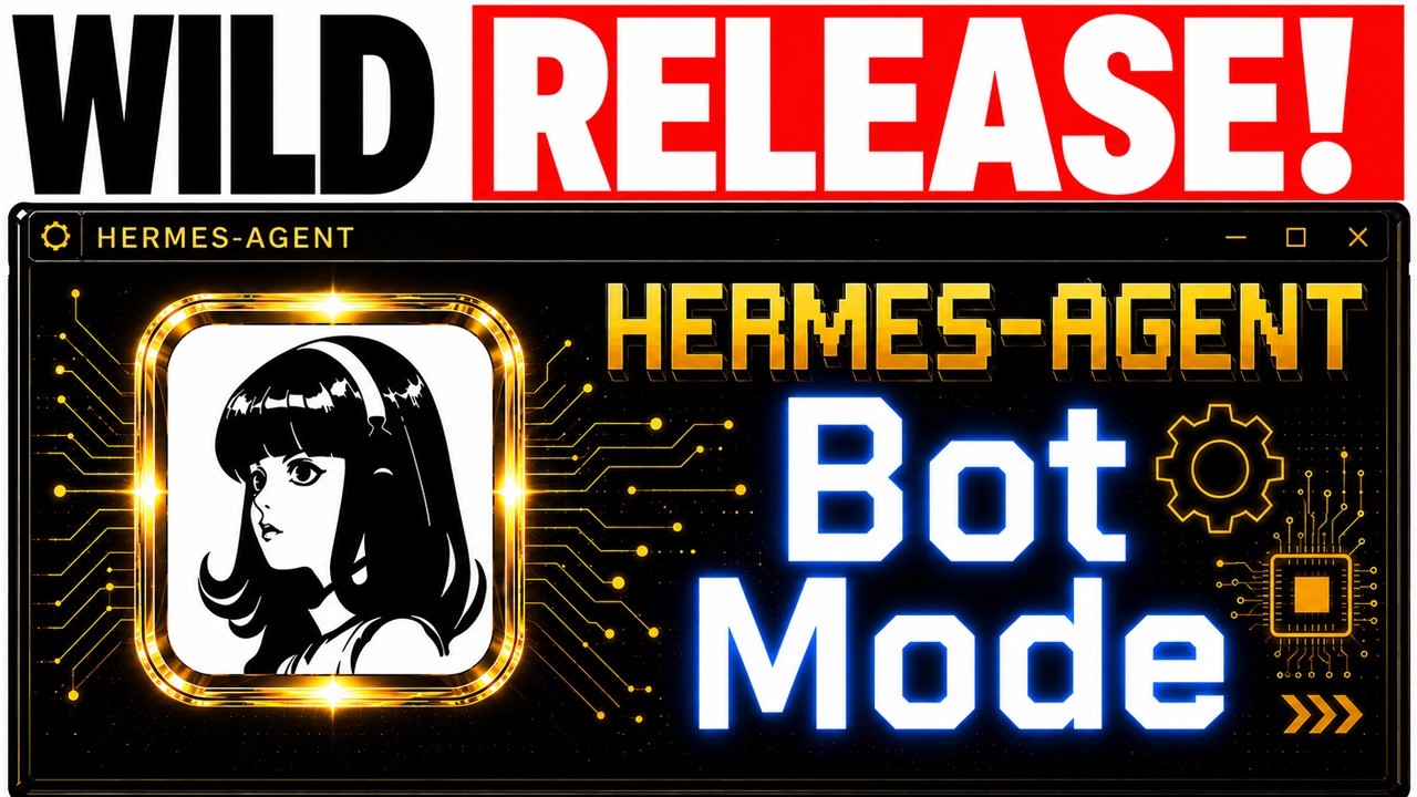 NEW Hermes AI Agent Bot Mode is WILD!  🤯