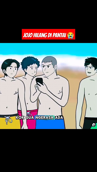 Jojo is lost on the beach #shortvideo #dhotdesign #schoolcartoon