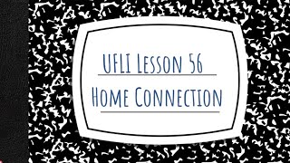 UFLI Foundations Lesson 56 Home Connection