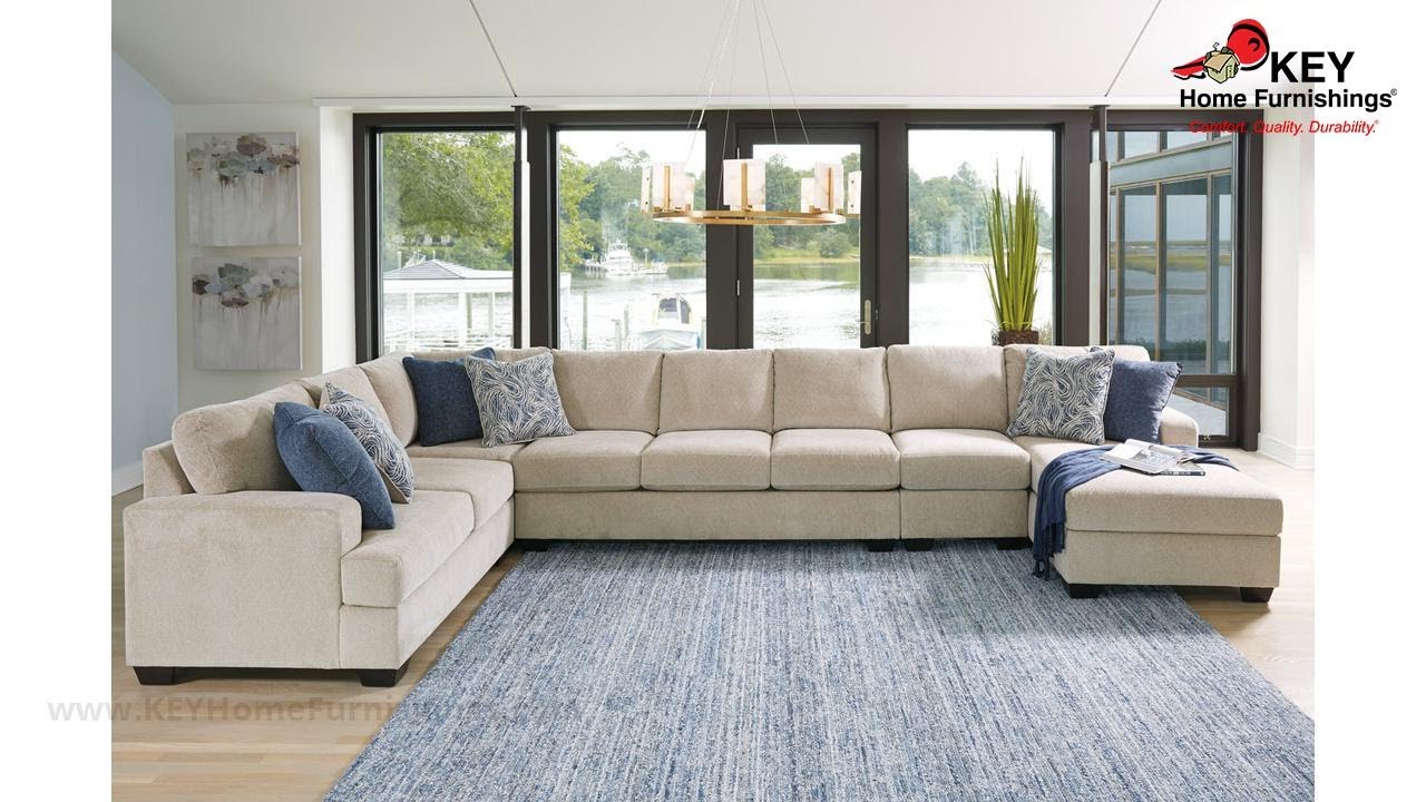 Ashley Enola 5 Piece Sectional (APK-61500-5R) | KEY Home - YouTube