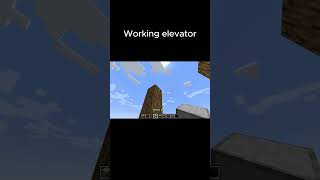 The Secret to a Working Minecraft Elevator 💎 #minecraft #shorts #nyrovoxel