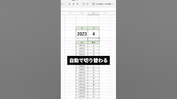 300万回再生されたExcel×カレンダー技 #excel #エクセル