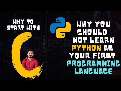Why you shouldn't Learn Python as First Programming Language? | Yaswanth Sai Palaghat