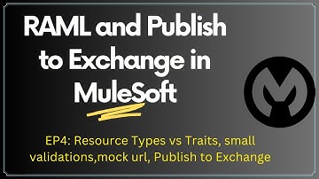 RAML and Publish to Exchange in MuleSoft ( Session 4)