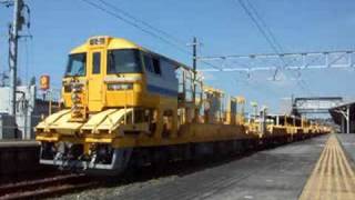 【静DC】キヤ97系R101編成 新居町駅発車
