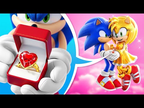 Sonic The Hedgehog vs Amy Rose! Boys vs Girls challenge! PINK vs BLUE!