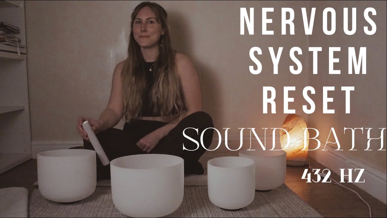 Nervous System Reset - Sound Bath Meditation (rain sounds) 432 Hz - YouTube